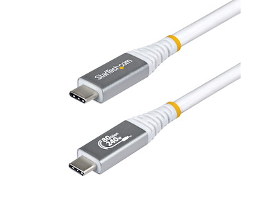 StarTech.com CC1M80GUSB4CABLEW USB-kabel USB4 Gen 4x2 1 m USB C Hvid