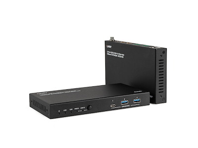 Lindy 39365 netværk forlænger Netværkssender & -modtager Sort