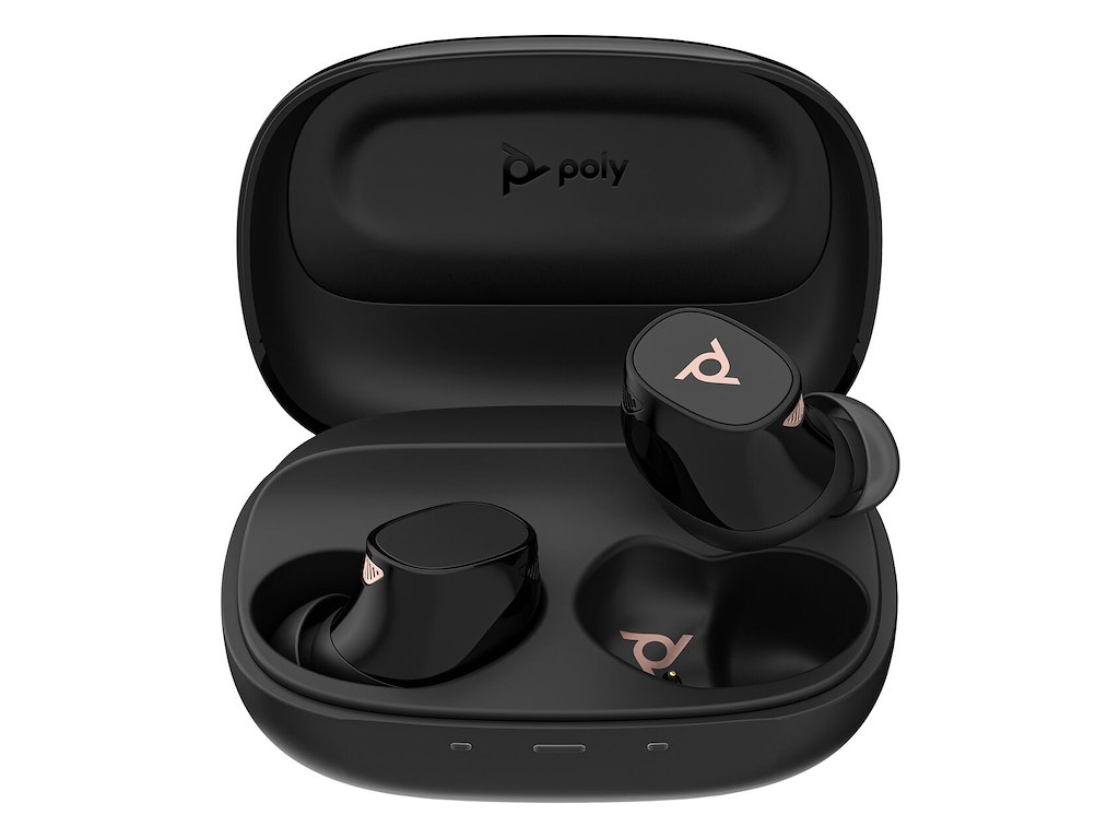 HP Poly Voyager Free 20 Black Earbuds +Basic Charge Case Customer Special 1