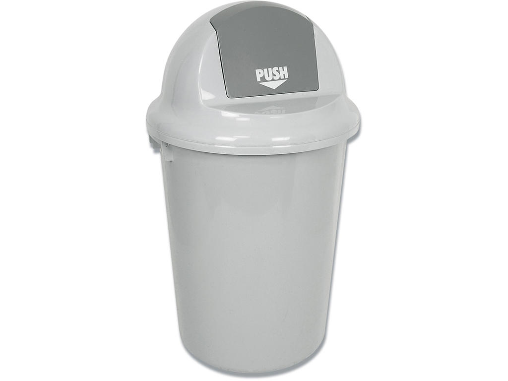 Affaldsspand, 60 liter, Grå, Rund, Abena 