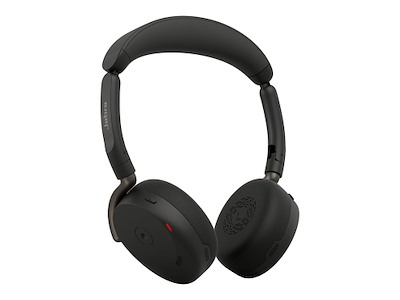 Jabra Evolve3 65 Flex Headset Trådløs Kontor/Callcenter USB Type-A Bluetooth Sort