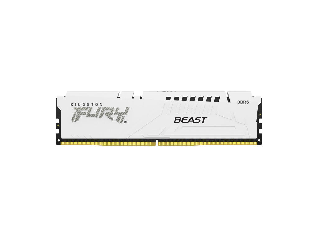 Kingston Technology FURY Beast 32GB 6000MT/s DDR5 CL40 DIMM (sæt med 2) White XMP