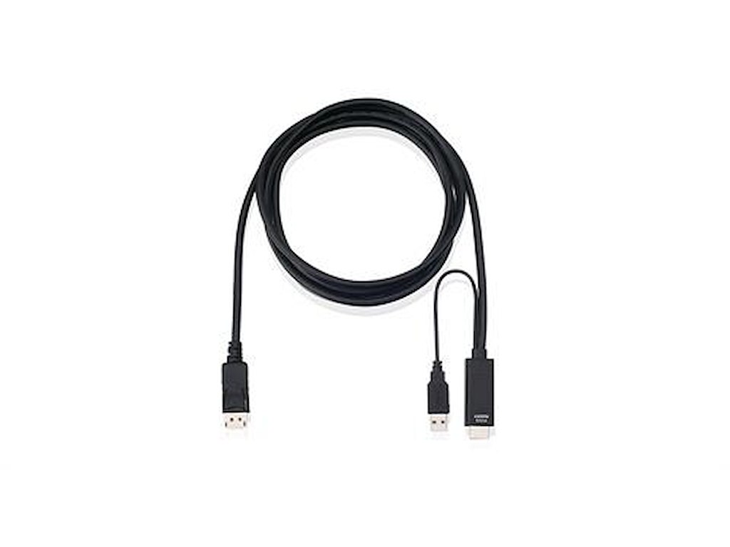 iogear G2LHDDP02 DisplayPort kabel 1,8 m HDMI Type A (Standard) Sort