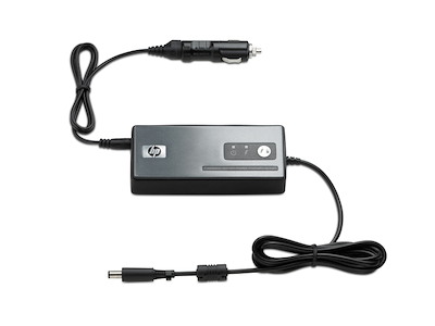 HP 90W Smart AC/Auto/Air Combo Adapter strømadapter og vekselret Indendørs Sort