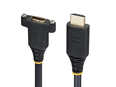 StarTech.com HDMI2PNLFM-1M HDMI-kabel HDMI Type A (Standard) Sort