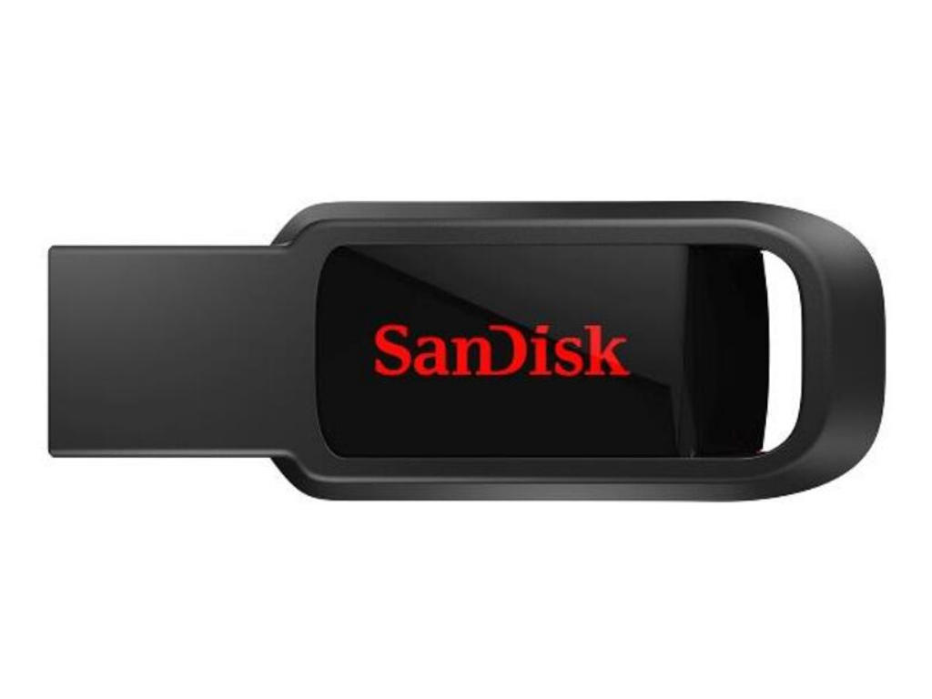 SanDisk Cruzer Spark USB-nøgle 128 GB USB Type-A 2.0 Sort, Rød