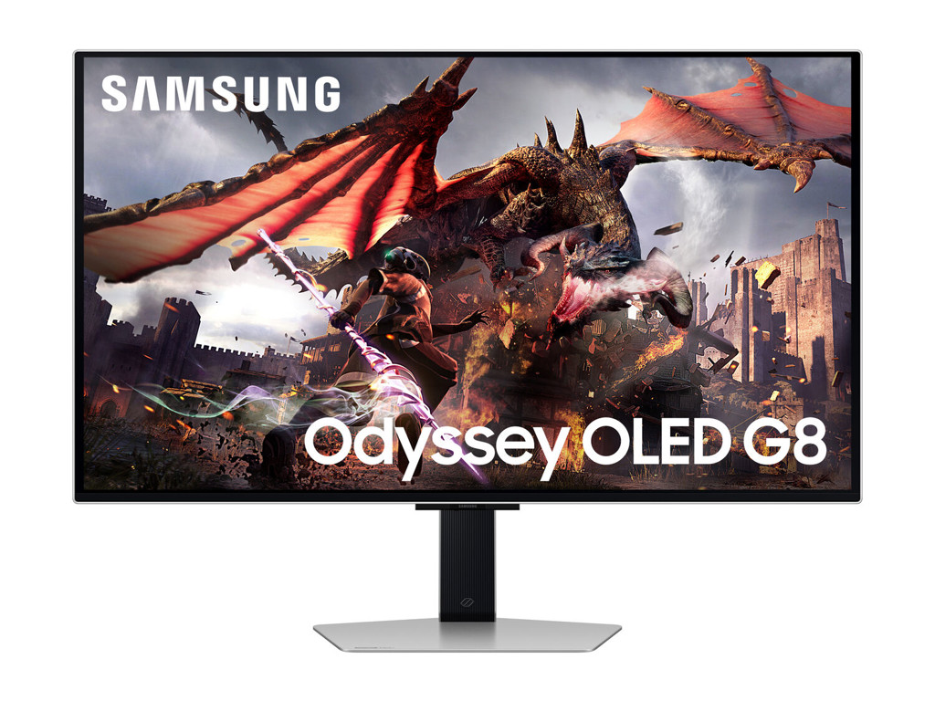 Samsung G80SD computerskærm 81,3 cm (32") 3840 x 2160 pixel 4K Ultra HD OLED Sølv