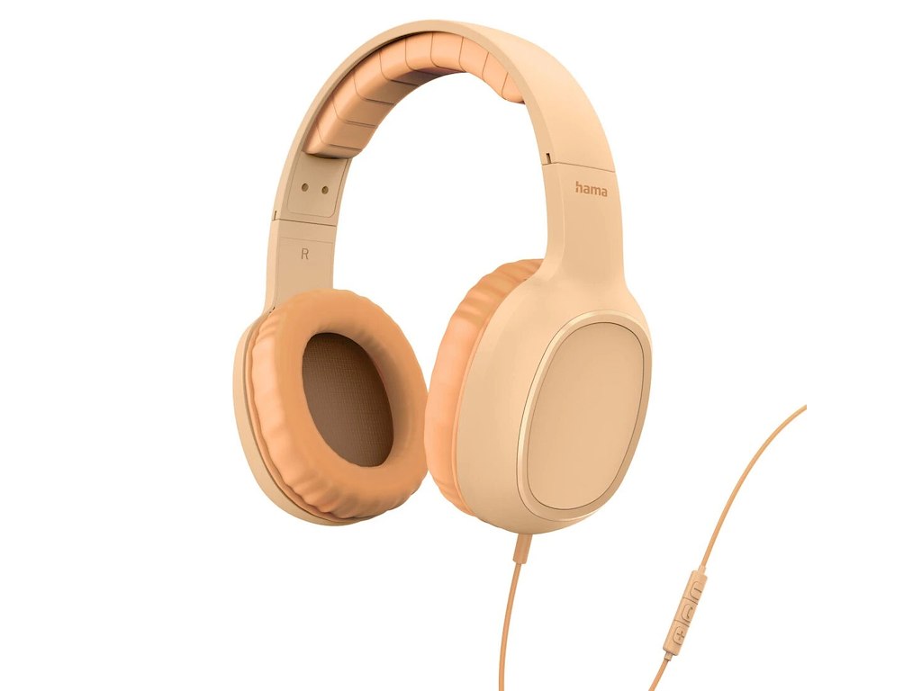 Hama Fun C Headset Ledningsført Opkald/musik USB Type-C Orange