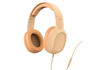Hama Fun C Headset Ledningsført Opkald/musik USB Type-C Orange