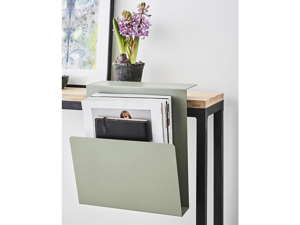 APTO bookshelf med en klemme, Mat sort