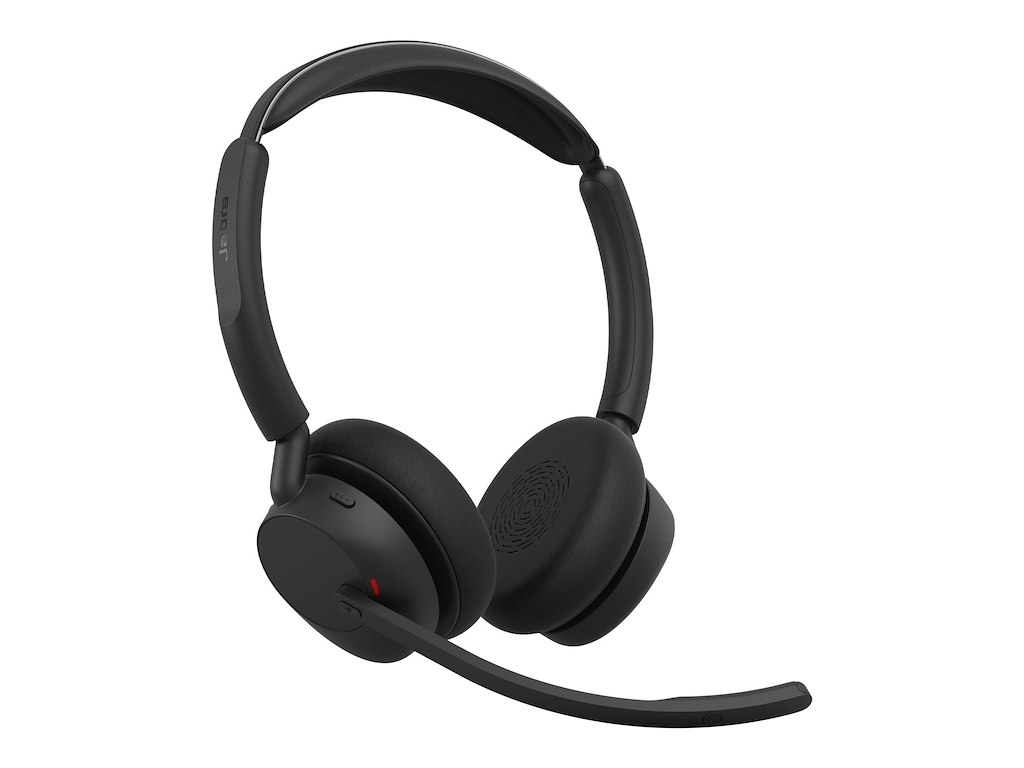 Jabra Evolve3 45 Headset Trådløs Kontor/Callcenter USB Type-C Bluetooth Sort