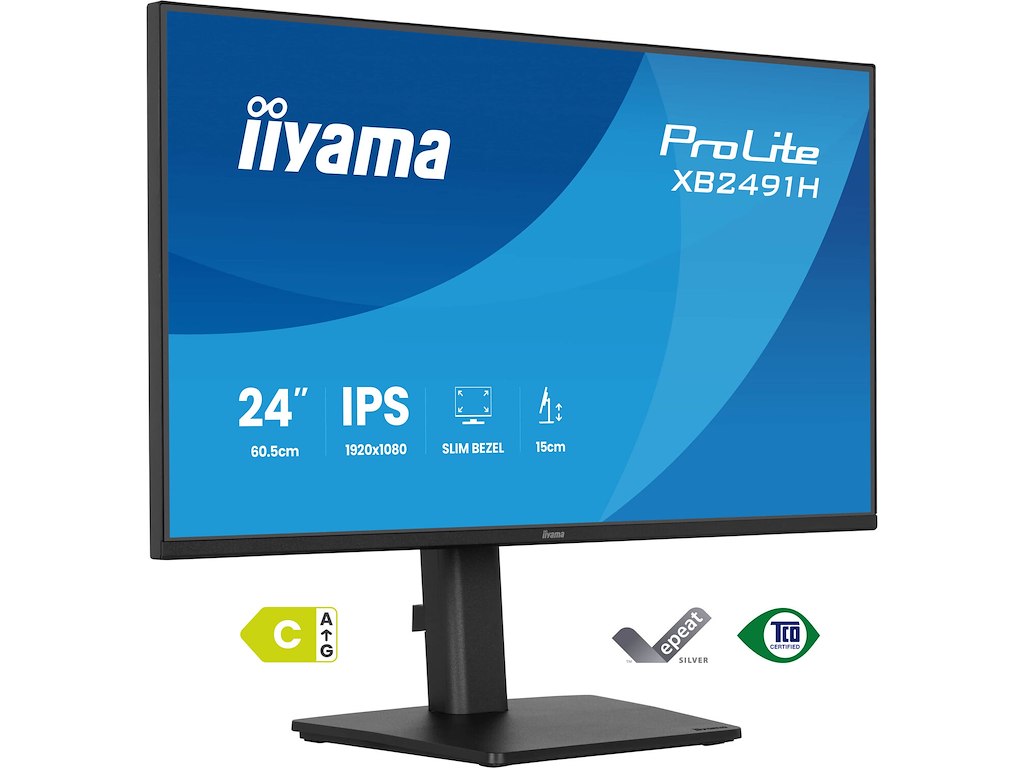 iiyama ProLite XB2491H-B1 computerskærm 60,5 cm (23.8") 1920 x 1080 pixel Fuld HD LCD Sort