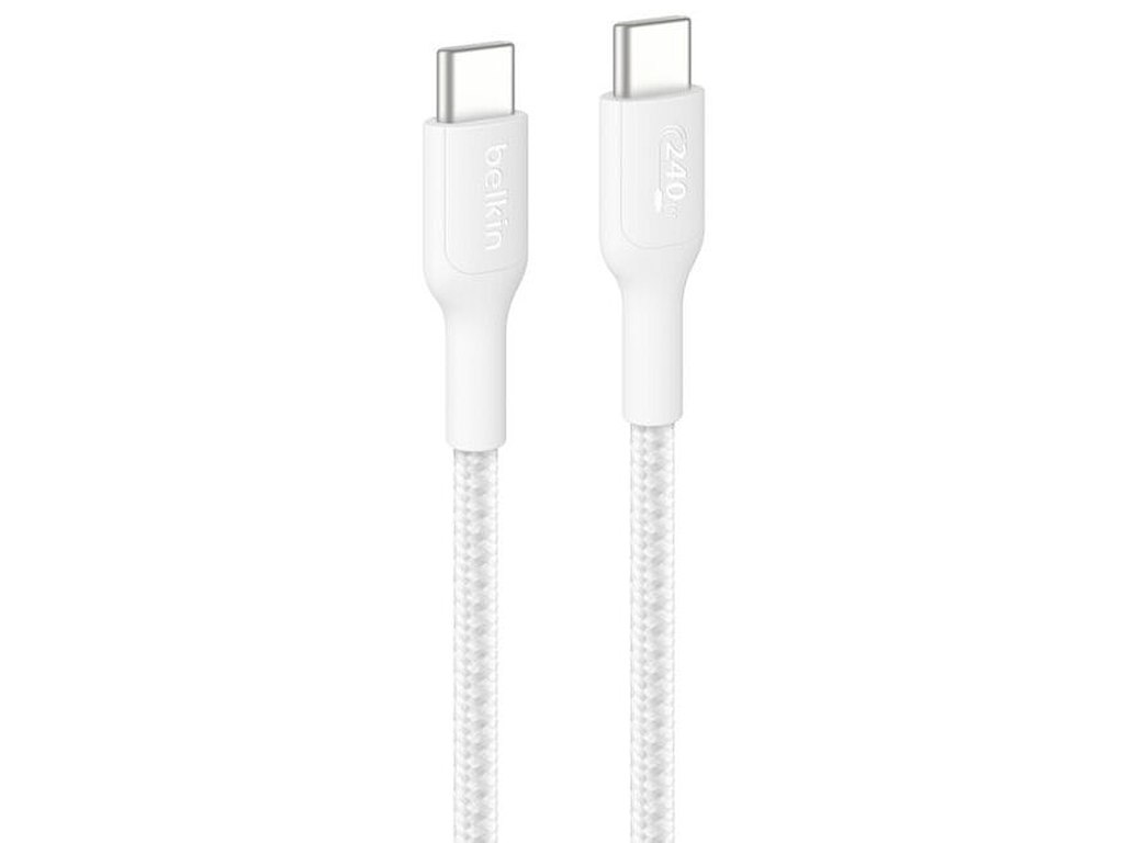 Belkin BoostCharge Pro USB-kabel 1 m USB C 240 W Hvid