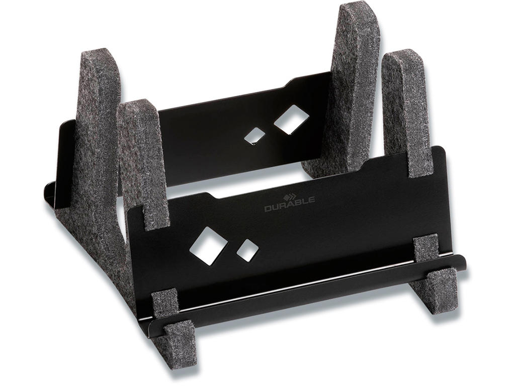 Laptop stand, 13-17" laptop, Mørkegrå, Durable VERTICAL EFFECT