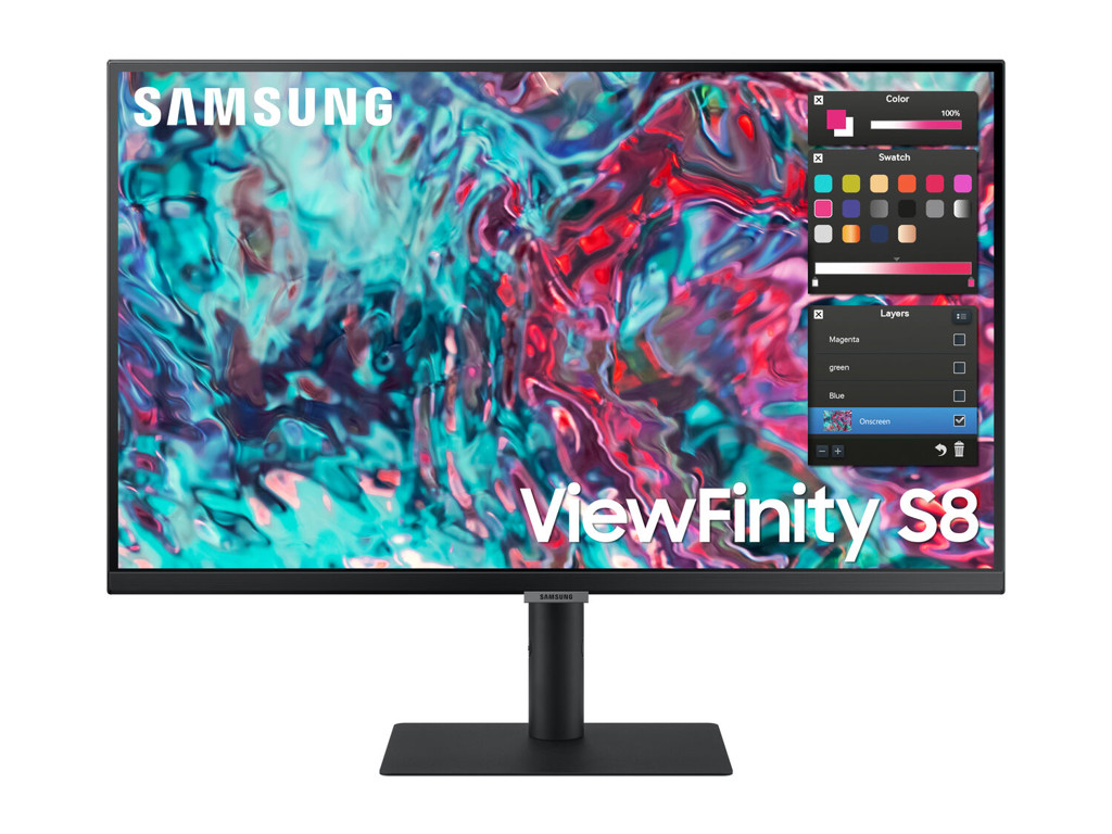 Samsung S80TB LED display 68,6 cm (27") 3840 x 2160 pixel 4K Ultra HD Sort