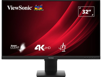 Viewsonic VG3208-4K computerskærm 81,3 cm (32") 3840 x 2160 pixel 4K Ultra HD LED Sort