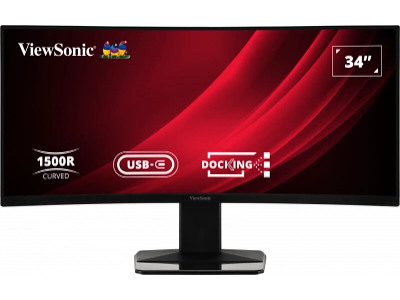 Viewsonic Display VG3419C computerskærm 86,4 cm (34") 3440 x 1440 pixel UltraWide Quad HD LED Sort