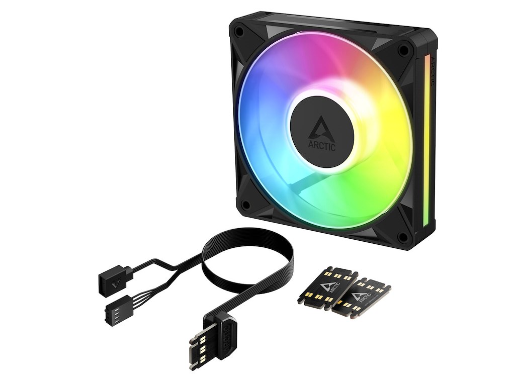 ARCTIC BioniX P12 A-RGB Computerkabinet Ventilator 12 cm Sort 1 stk