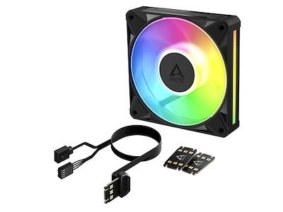 ARCTIC BioniX P12 A-RGB Computerkabinet Ventilator 12 cm Sort 1 stk