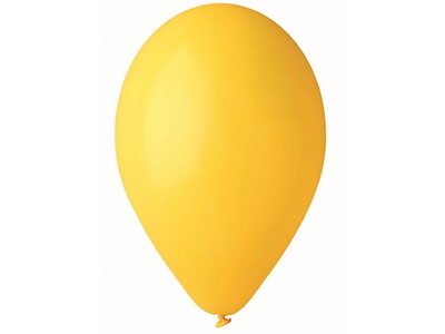 Balloner, Rund, Gul, 100 stk, Viborg Ballon