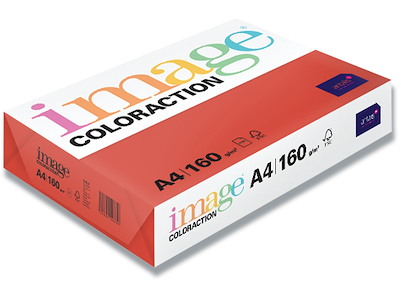 Kopipapir, Chile Deep Red, Farvenr CO44, A4, Image ColorAction 160 g/m² 