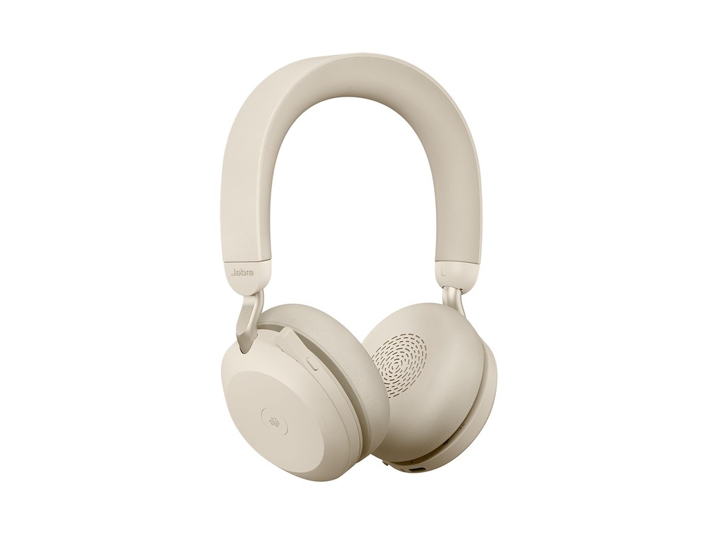 Jabra Evolve2 75 Headset Trådløs Kontor/Callcenter Bluetooth Beige