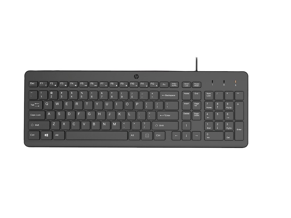 HP 150 tastatur med ledning