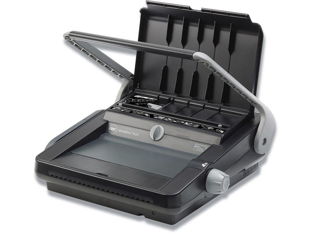 Indbindingsmaskine, Til wirespiraler, 125 ark-14 mm, A4, GBC WireBind W20