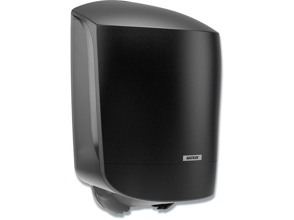 Håndklædedispenser, Til håndklæderuller, Manuel, Sort, Katrin M