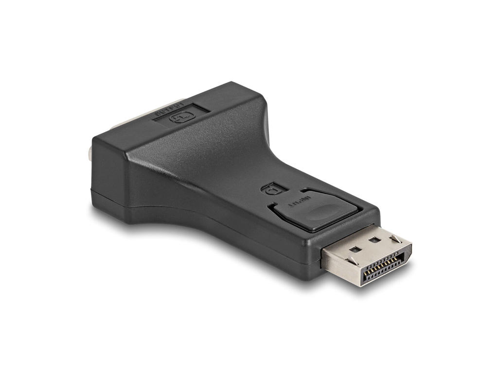 DeLOCK 66615 kabel kønsskifter DisplayPort DVI-D Sort