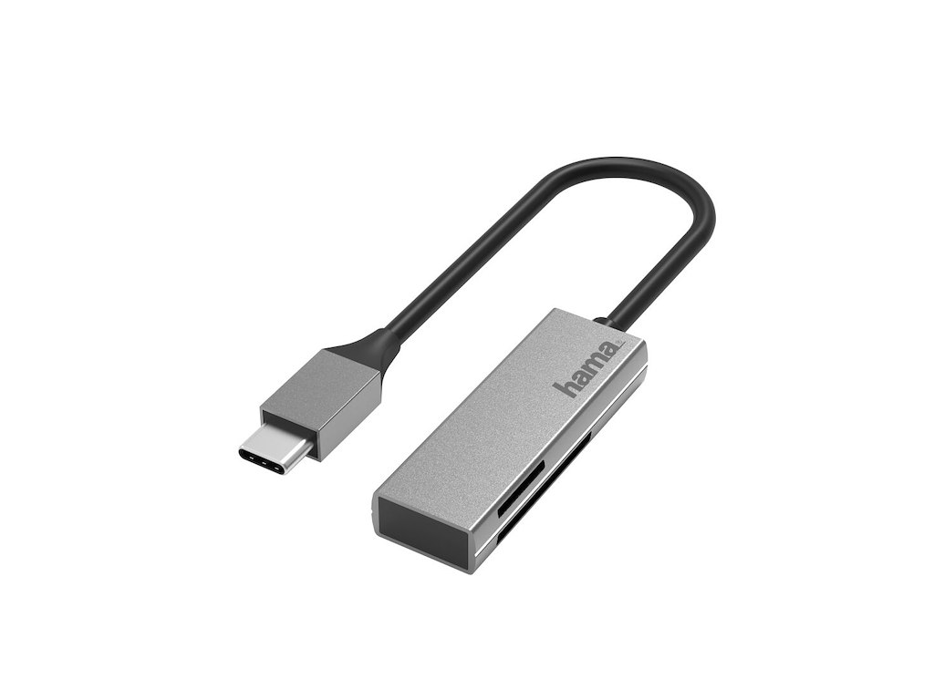 Hama 00200131 kortlæser USB 3.2 Gen 1 (3.1 Gen 1) Type-C Sølv