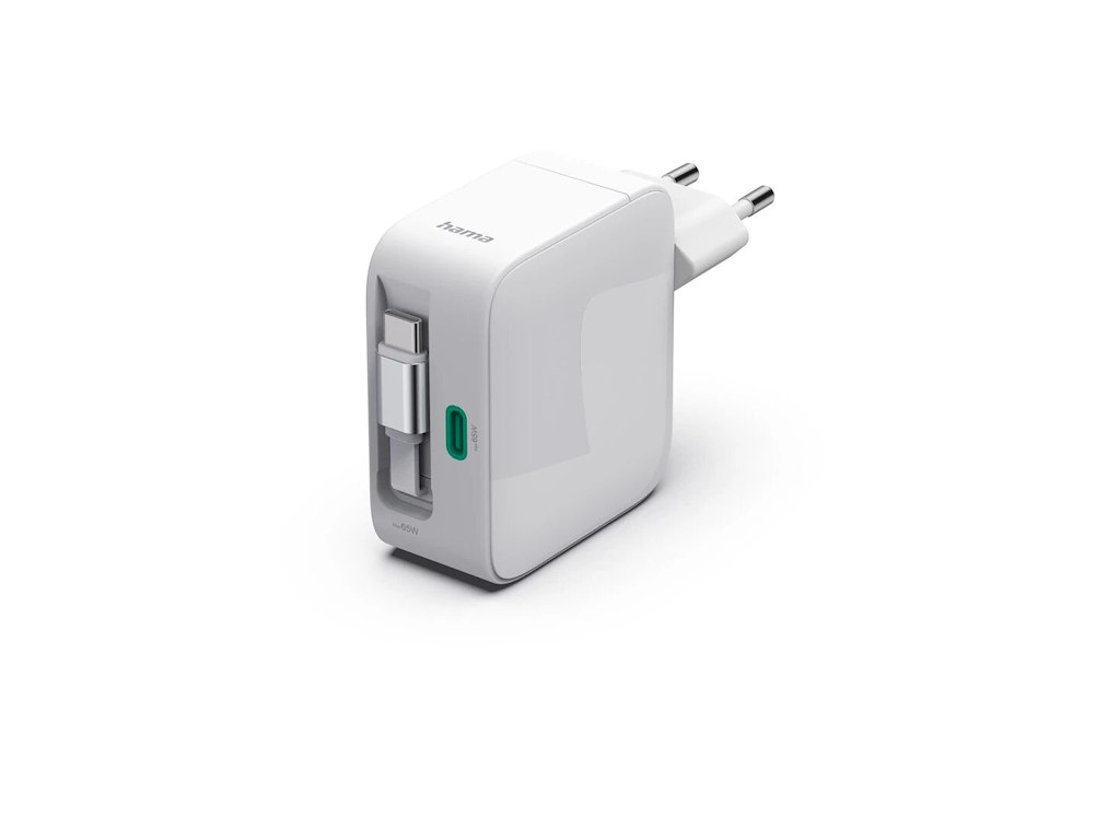 Hama 00201957 oplader til mobil enhed Universel Hvid Vekselstrøm Hurtig opladning Indendørs