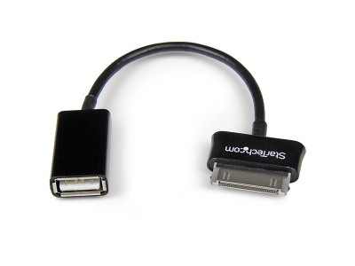 StarTech.com SDCOTG kabel til mobiltelefon Sort 0,1524 m Samsung 30p USB A