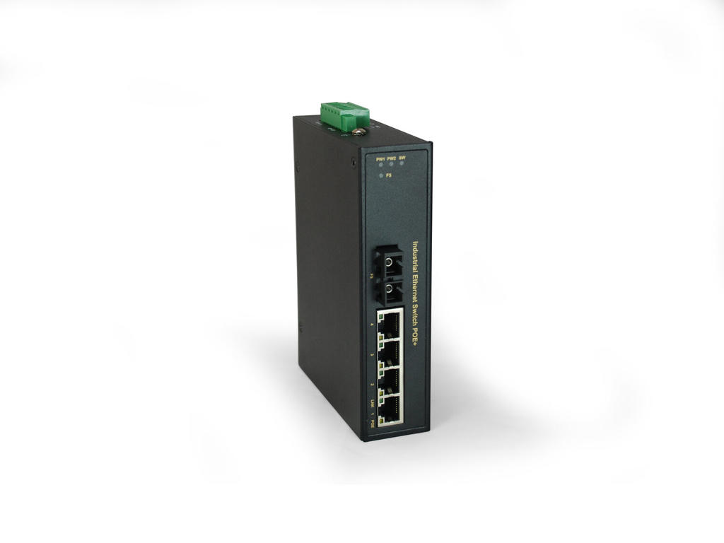LevelOne IFP-0503 netværksswitch Ikke administreret Fast Ethernet (10/100) Strøm over Ethernet (PoE) Sort