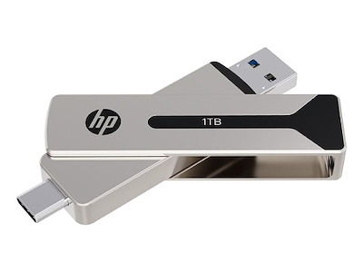 PNY 911 Pro USB-nøgle 1 TB USB Type-A / USB Type-C 3.2 Gen 2 (3.1 Gen 2) Sølv