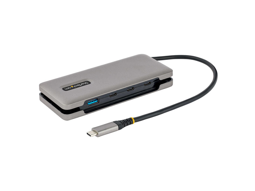 StarTech.com HB31CM1A3CB dockingstation Ledningsført USB 3.2 Gen 2 (3.1 Gen 2) Type-C Grå