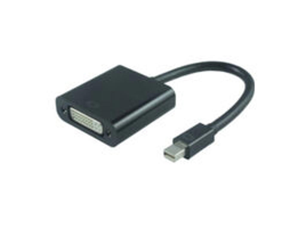 Microconnect MDPDVI3B videokabel adapter 0,15 m Mini DisplayPort DVI-I Sort