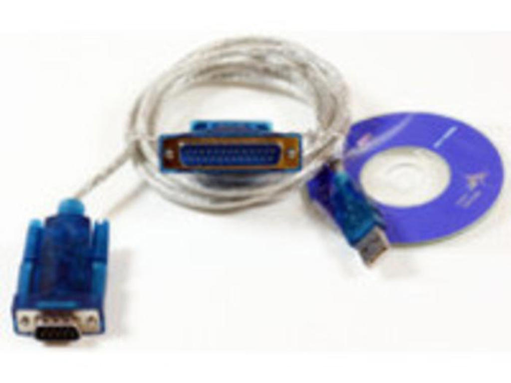 Microconnect USBADB25 serielkabel Transparent 1,8 m USB DB9