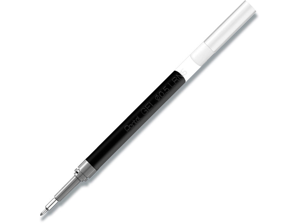 Rollerball gelpen refill, 0.5 mm, 0.25 mm, Grøn Pentel EnerGel LRN5-DX