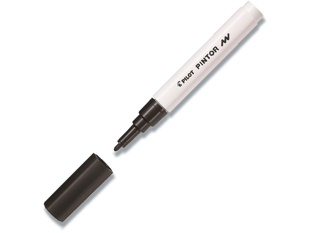 Hobby marker, Sort, 1.0 mm, 1 stk, Pilot Pintor SW-PT-F-B