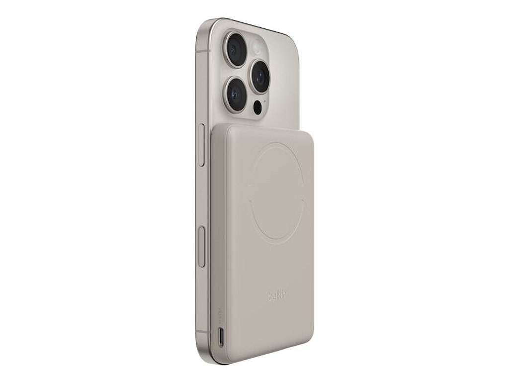 Belkin BPD020HQSA powerbank 5000 mAh Trådløs opladning Sand