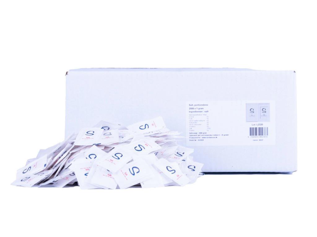 Salt, I brev, 1 g, 2000 breve