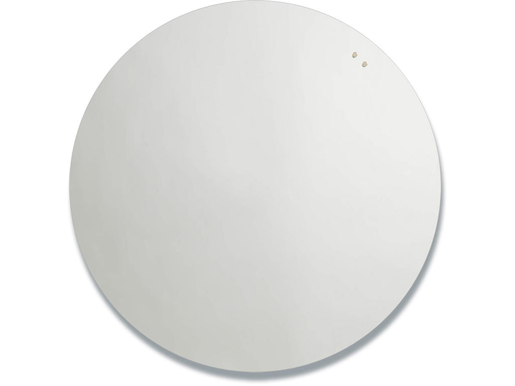 Glastavle, Magnetisk, Ø80 cm, Spejl, Naga 