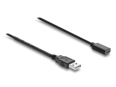 DeLOCK 81658 USB-kabel 0,5 m USB A USB C Sort