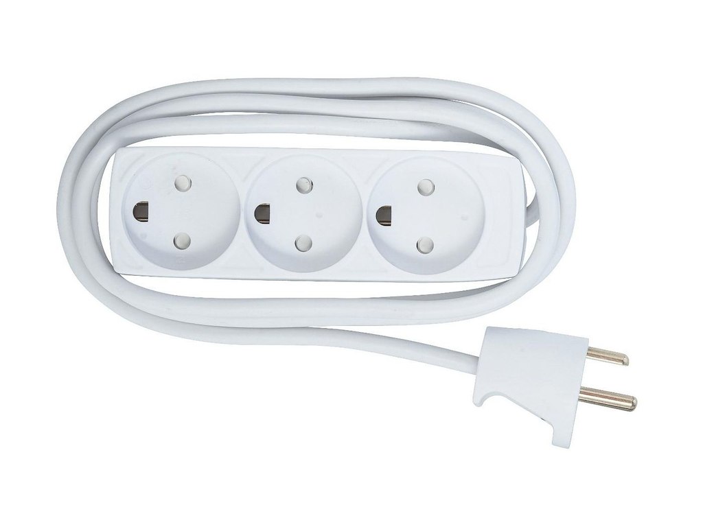 Microconnect GRU00315WDK stikdåse 1,5 m 3 AC stikkontakt(er) Indendørs Hvid