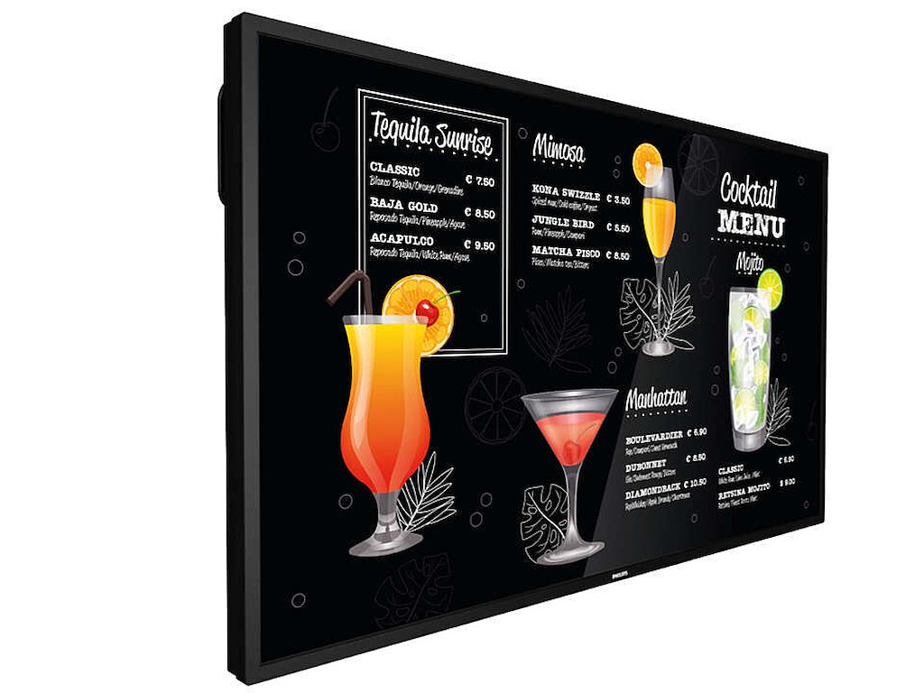 Philips 65BDL3017P/00 skilte display Digital fladpaneldisplay 165,1 cm (65") 700 cd/m² 4K Ultra HD Sort