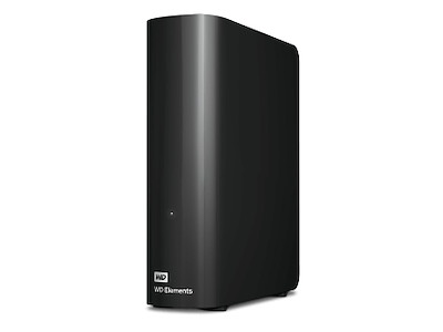 Western Digital Elements WDBWLG0180HBK-EESN ekstern harddisk 18 TB 2.0/3.2 Gen 1 (3.1 Gen 1) Sort