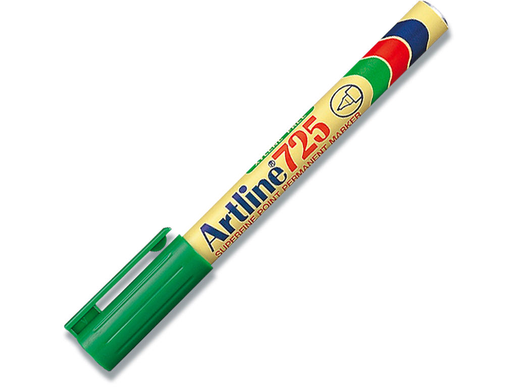 Marker, Spids spids, 0.4 mm, Grøn, Artline EK-725