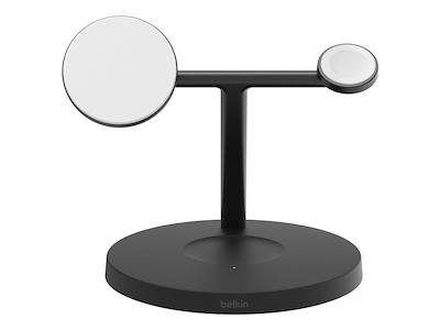 Belkin BoostCharge Pro Hovedtelefoner, Smartphone, SmartWatch Sort USB Trådløs opladning Hurtig opladning Indendørs