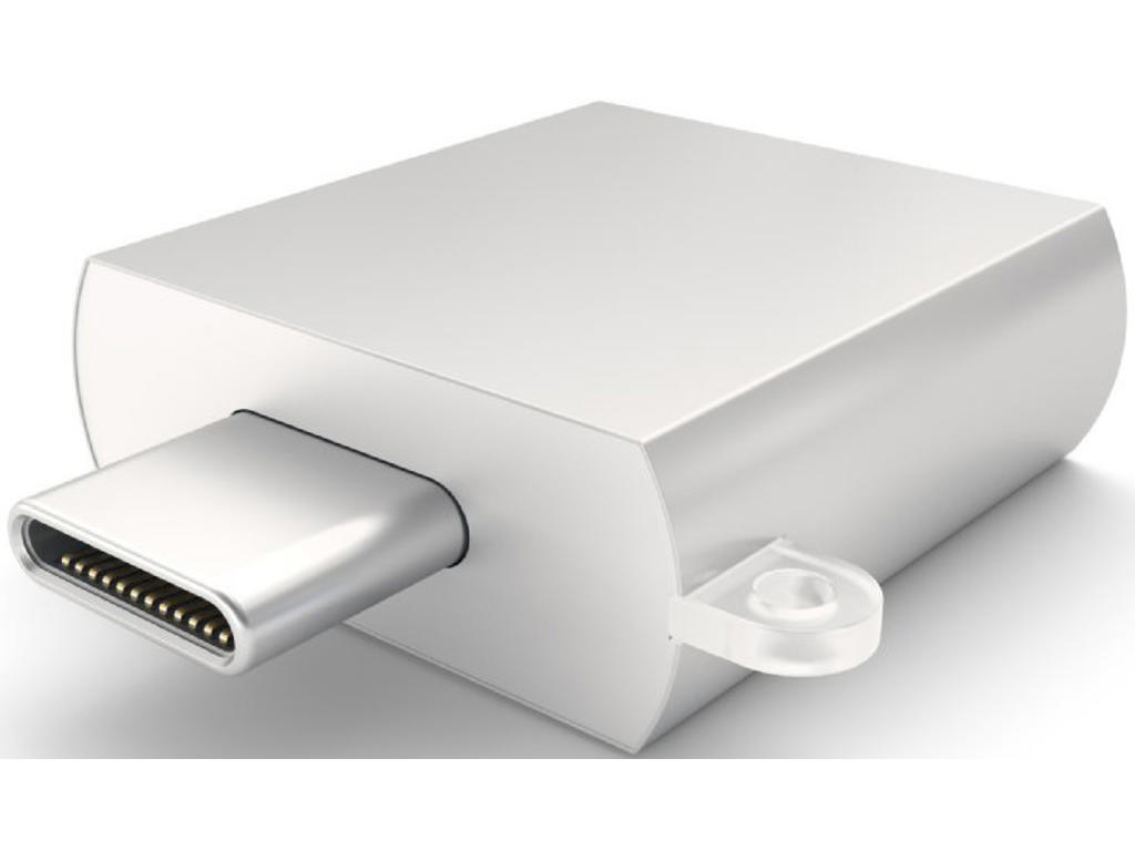 Satechi ST-TCUAS kabel kønsskifter USB C USB A Sølv